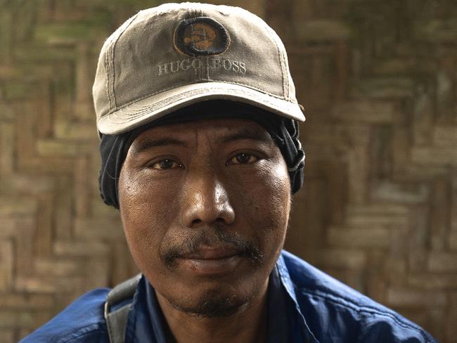 Selamat Adi, 36, began working in the mine when he was 17-years-old. Picture: Filippo Falco