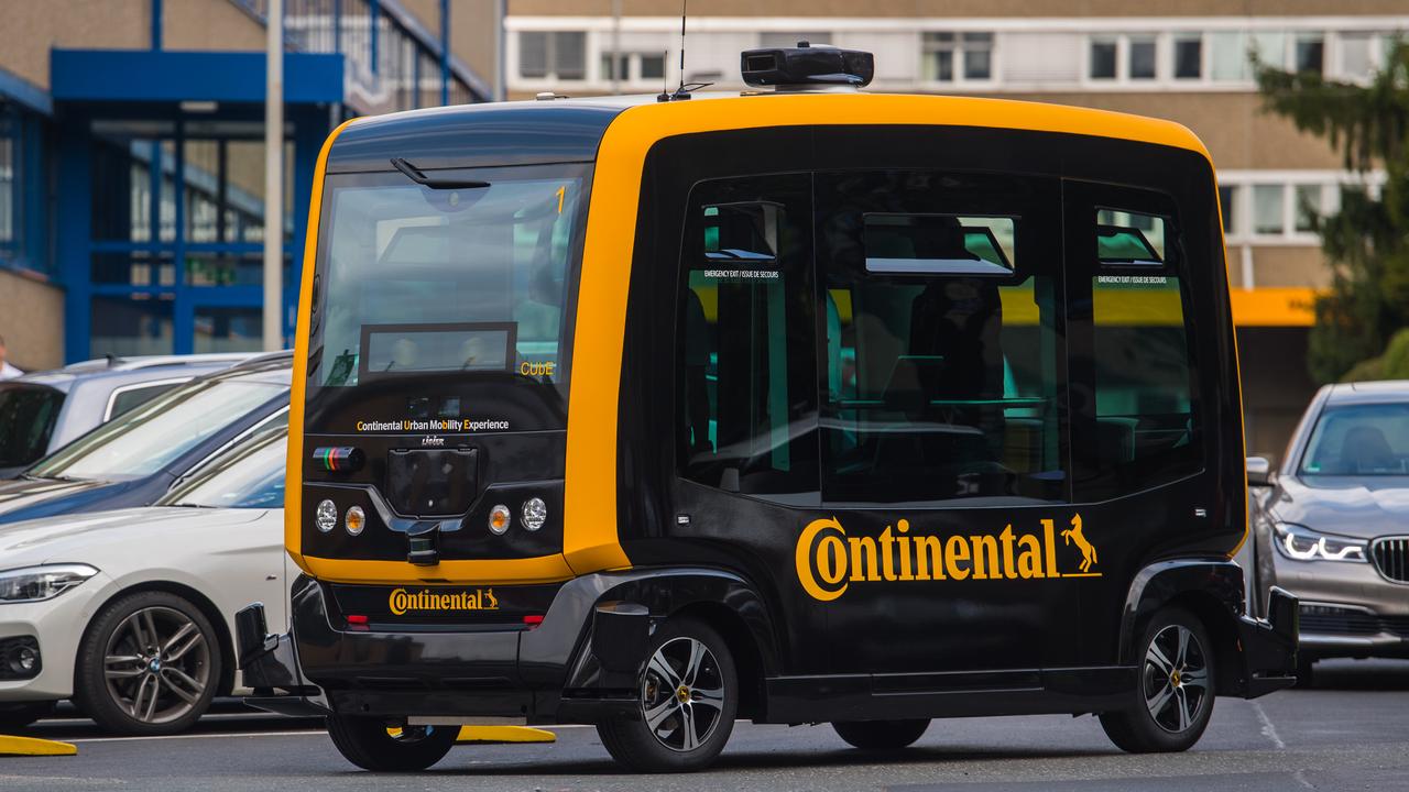 Robo-taxi in Frankfurt: German government has legal and ethical guidelines for self-driving car tech. Photo: Bloomberg