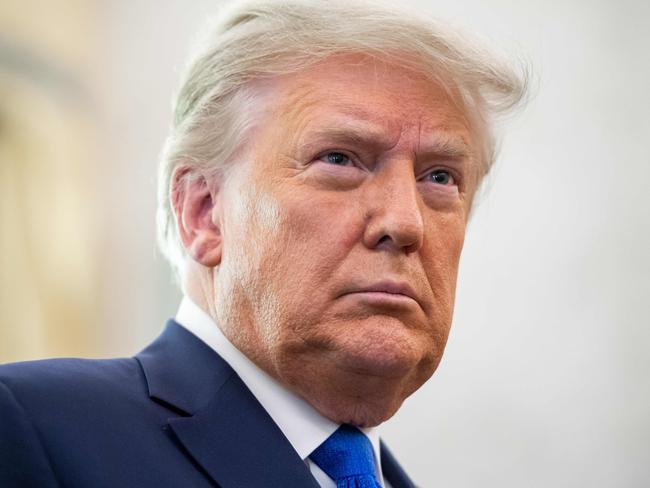 President Donald Trump is facing another impeachment trial after 10 of his Republican colleagues turned on him. Picture: AFP