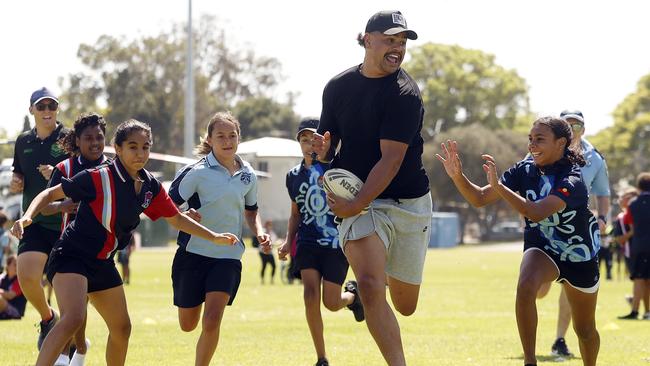 Mitchell dedicates time off the field giving time to the community. Picture: Sam Ruttyn