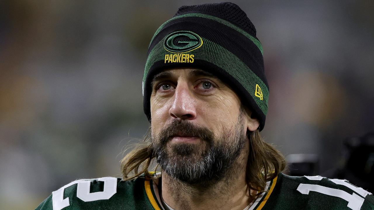 The inner details of Aaron Rodgers’ new Green Bay deal remain a mystery. Stacy Revere/Getty Images/