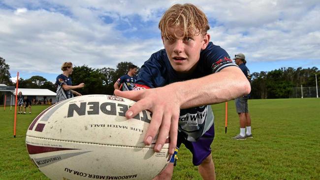 SCORING GOALS: Zack Lamont has been chosen to play in the Queensland 15 Years Rugby League Maroons Team. Picture: Warren Lynam