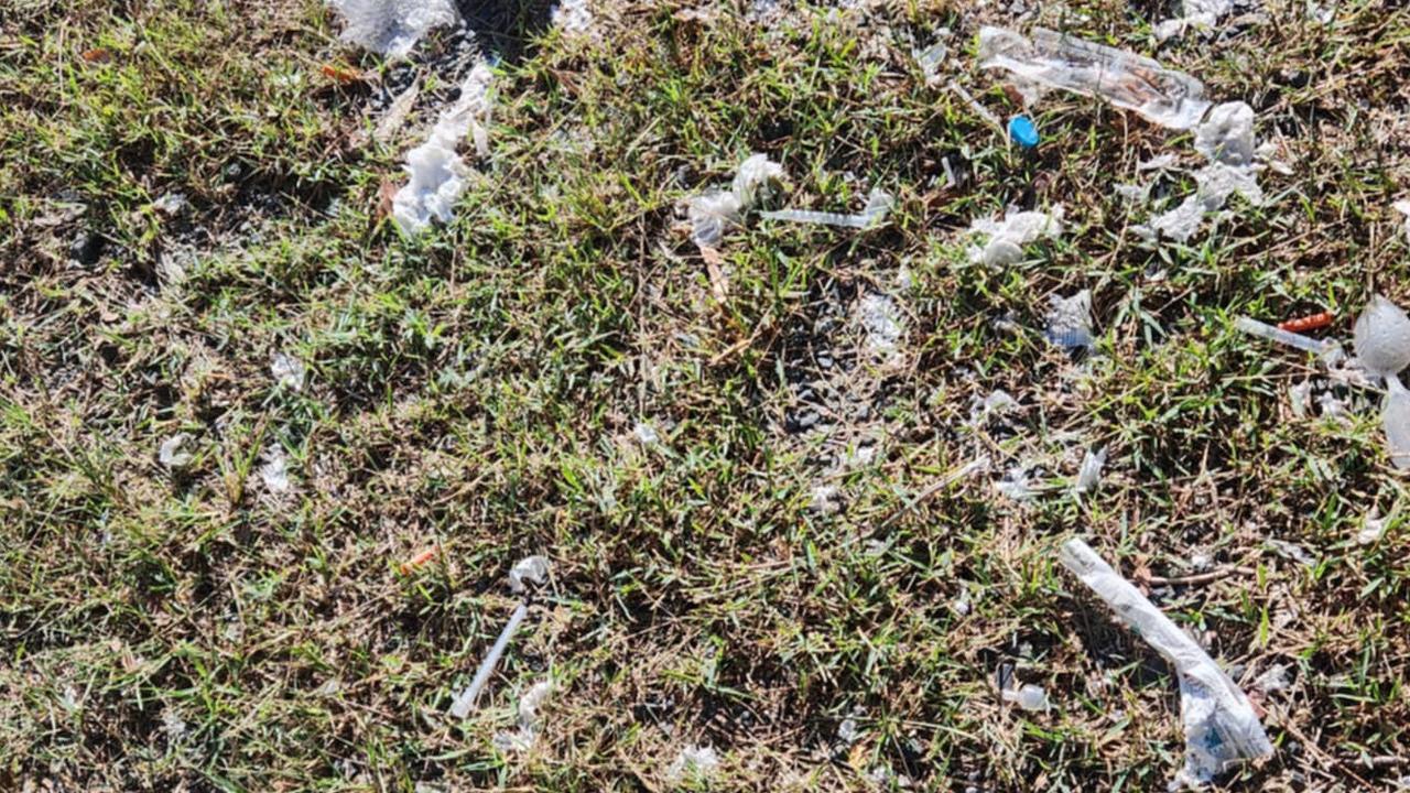 Ground ‘covered in junkie needles’ ahead of kids sporting event