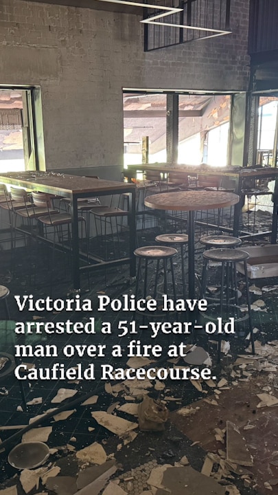 51-year-old man arrested over Caufield Racecourse fire