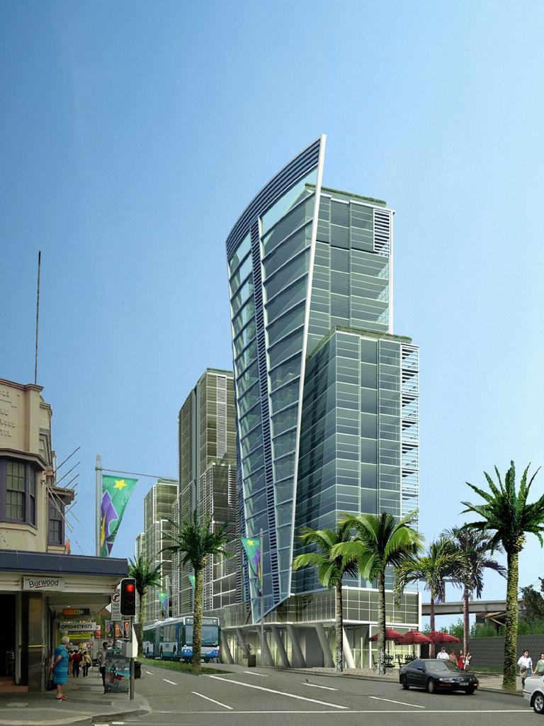 Artist's impression of proposed development