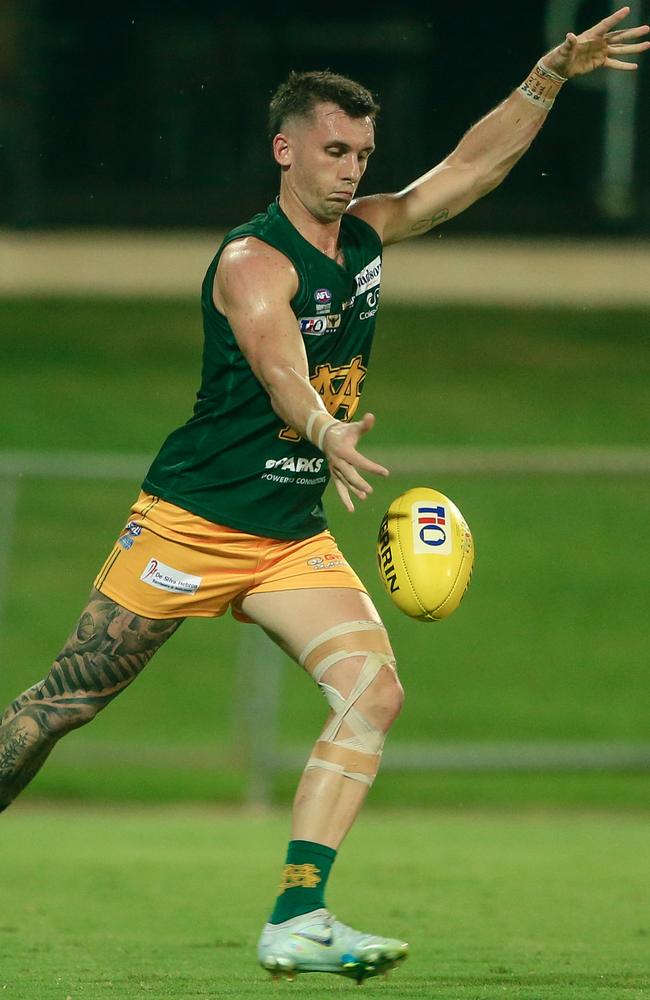 Lucas Jellyman-Turner was among the standouts for St Mary’s against Palmerston. Picture: Glenn Campbell