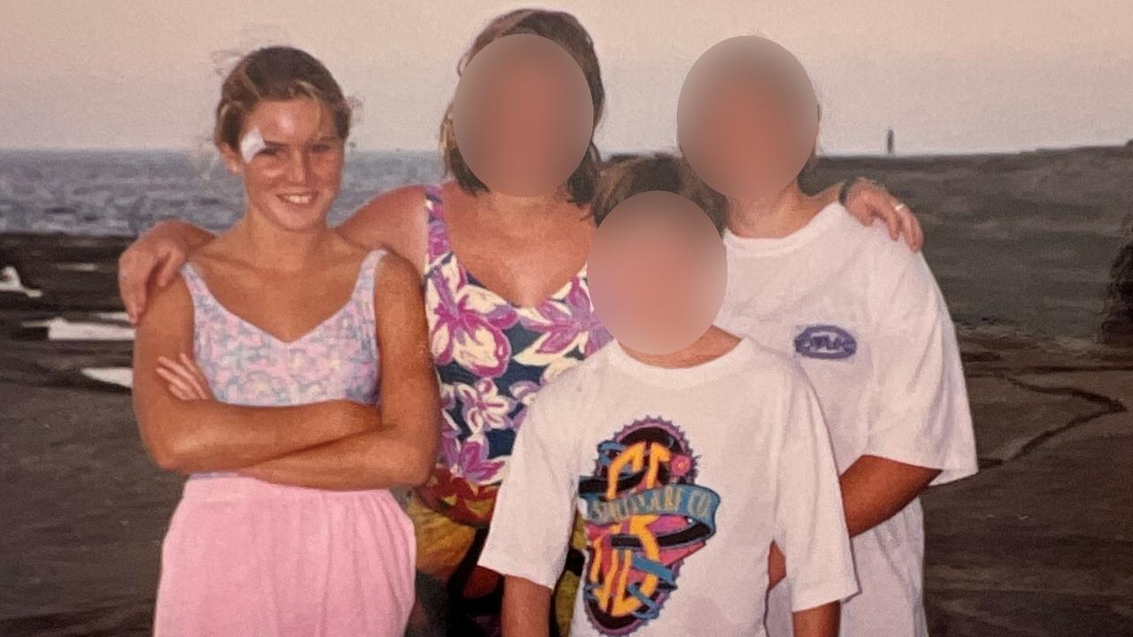 Karen Iles was 14 when she went on a family holiday to the Gold Coast. Picture: Supplied