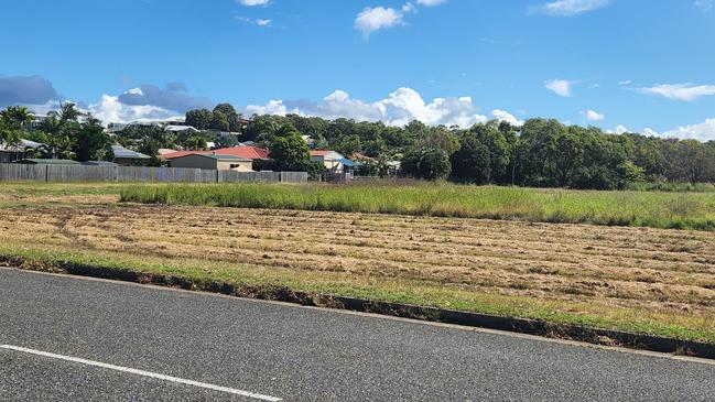 A recently mowed section of Kedron Park at Lammermoor, close to neighbouring homes.