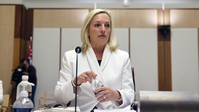 Senate Estimates heard from former Australia Post chief executive Christine Holgate on Tuesday. Picture: NCA NewsWire/Gary Ramage