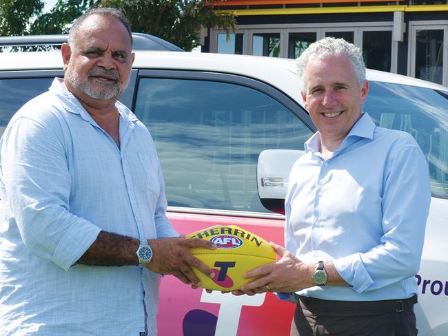 Michael Long Foundation recives two new Toyota 4WD vehicles