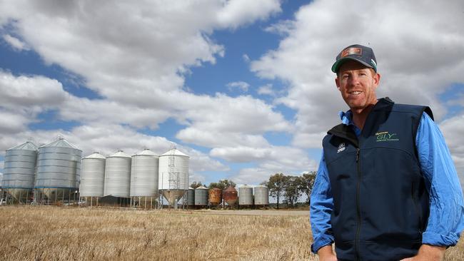 Ben Langtry of Marrarvale at Marrar in southern NSW. Picture: Yuri Kouzmin