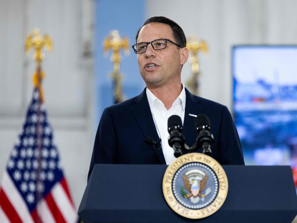 Pennsylvania Governor Josh Shapiro has gained prominence. Picture: AFP