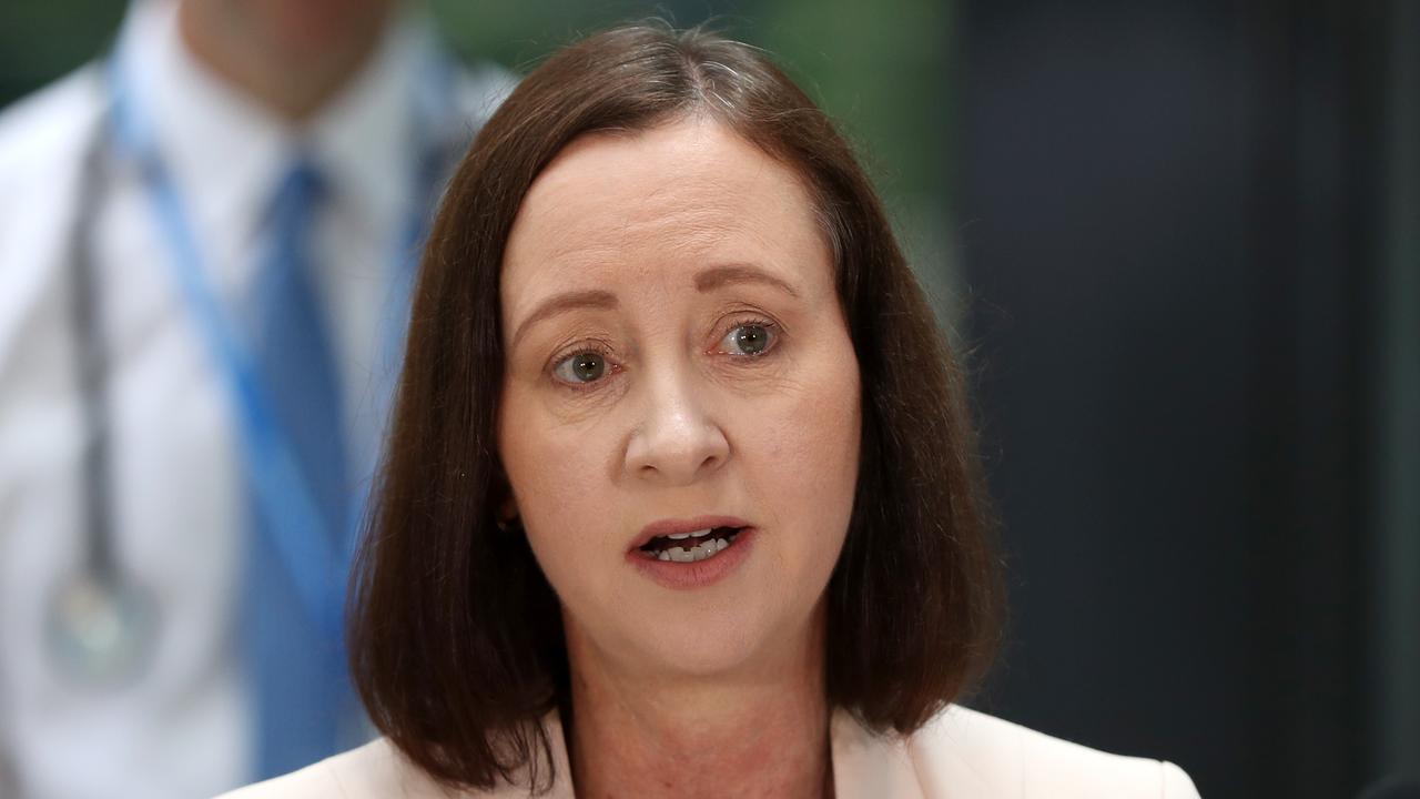 Health Minister Yvette D’Ath advised Queenslanders with a history of severe allergic reactions to delay having their COVID vaccination. Picture: Nigel Hallett