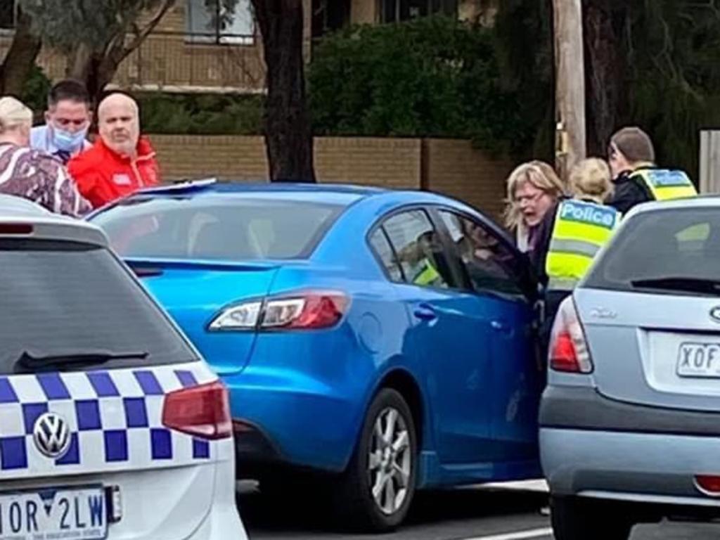 A 58-year-old anti-masker has fronted a magistrate over an alleged assault at a Frankston cafe on Tuesday. Picture: Supplied