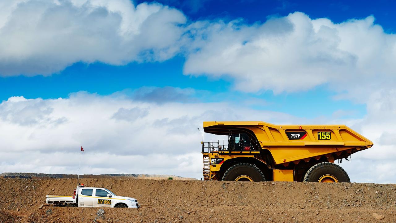 Generic mine BHP coal Daunia operations in central Queensland. Picture: BHPcoal mining coal mine