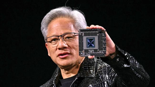 Nvidia CEO Jensen Huang. Picture: Patrick T. Fallon/AFP