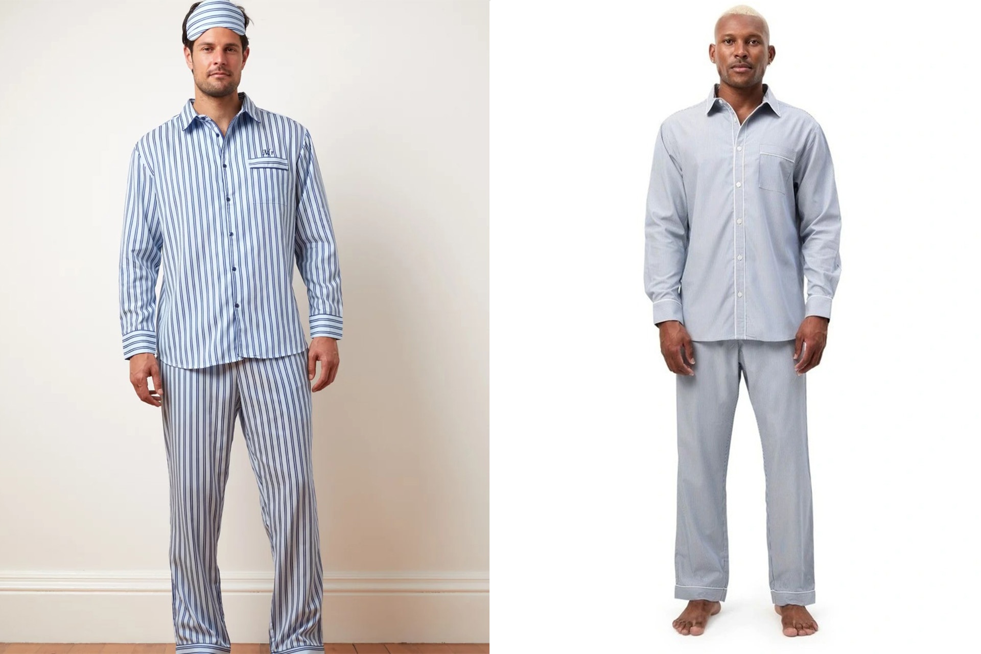 <h2>The best matched set pyjamas: <a href="https://www.myer.com.au/b/Wanderluxe%20Sleepwear" target="_blank" rel="nofollow noopener">Wanderluxe Sleepwear</a></h2><p>&nbsp;</p><p>Oh come on, no one&rsquo;s above a little matched set of pyjamas, who is judging a well-rested king in his striped pyjamas? No one! With both men&rsquo;s and women&rsquo;s options, you can scoop one for your partner too, and have you both looking your best before hitting the hay. The 50 per cent cotton, 50 per cent Modal blend makes these incredibly comfortable, and with some breathability for the sleepers who run a little hot. Add the matching eye mask for a little extra flair, you know you want to.</p><p>&nbsp;</p><p class="button-common"><a title="Shop Wanderluxe" href="https://www.myer.com.au/b/Wanderluxe%20Sleepwear" target="_blank" data-cta="Shop Wanderluxe" data-editable="true">Shop Wanderluxe</a></p><p>&nbsp;</p>