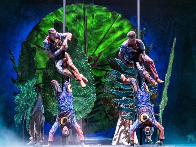 The Cirque stars are the best-of-the-best in the world, some even former champion athletes in various fields. Picture: Cirque du Soleil