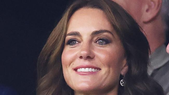 MARSEILLE, FRANCE - SEPTEMBER 09: Catherine, Princess of Wales and Patron of the England Rugby Football Union (RFU), in attendance during the Rugby World Cup France 2023 match between England and Argentina at Stade Velodrome on September 09, 2023 in Marseille, France. (Photo by Cameron Spencer/Getty Images)