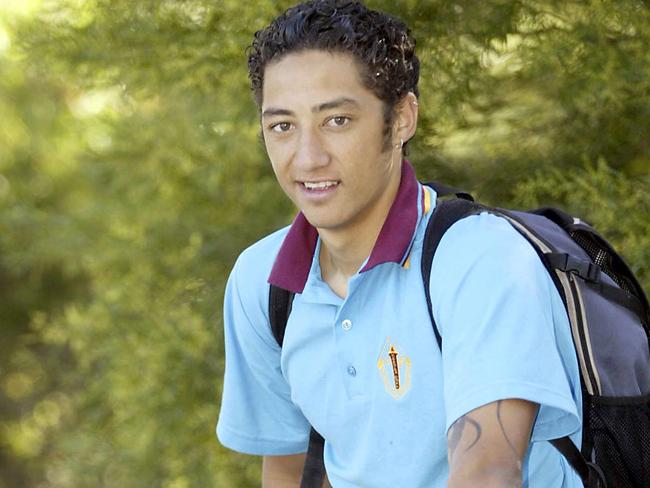 Benji was playing in the NRL when he should have been in maths class.