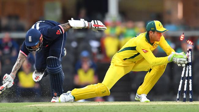 Alex Carey is tipped to get the gloves for the England one-day tour. Picture: AAP