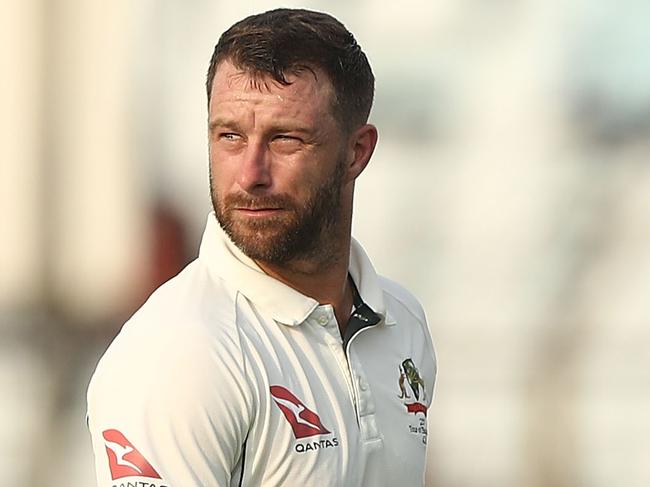 CHITTAGONG, BANGLADESH - SEPTEMBER 06:  Matthew Wade of Australia walks off after he was dismissed during day three of the Second Test match between Bangladesh and Australia at Zahur Ahmed Chowdhury Stadium on September 6, 2017 in Chittagong, Bangladesh.  (Photo by Robert Cianflone/Getty Images)