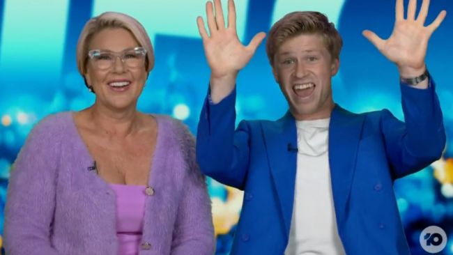 Rob is thrilled to be joining the show, but not before a big change is made. Image: Channel 10