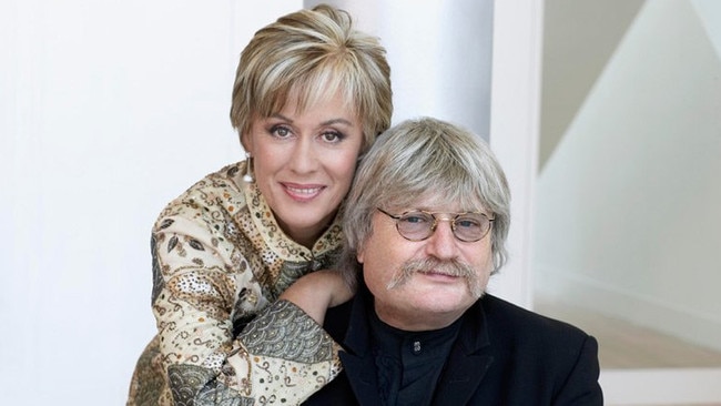 Jenkins with singer Dame Kiri Te Kanawa.