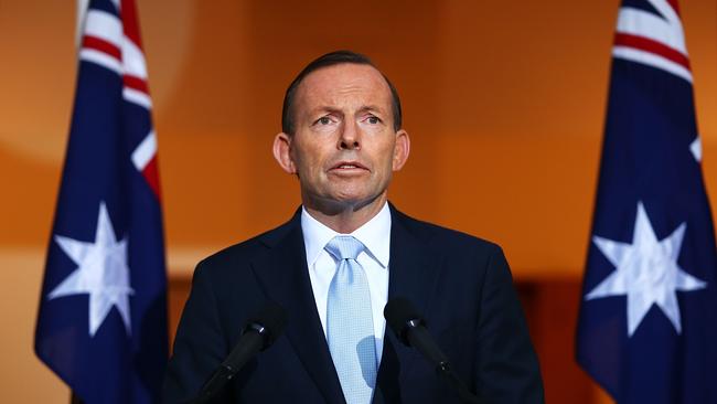 Australian Prime Minister Tony Abbott.