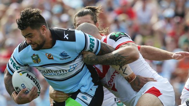 Andrew Fifita scored 55 for Cronulla.