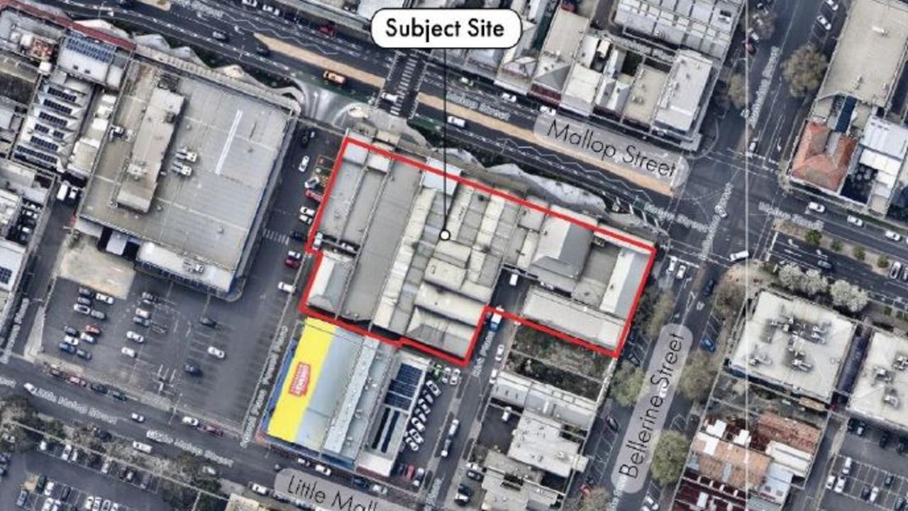 An application has been lodged for a large-scale development on Malop St. Source: Up Property.