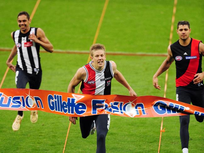 Rhys Stanley won the 2009 Grand Final sprint.