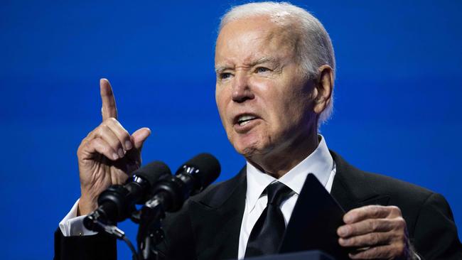 There has never been a US president this old although Joe Biden’s odds of dying in the next half decade are likely much lower than the average 82yo’s. Picture: AFP