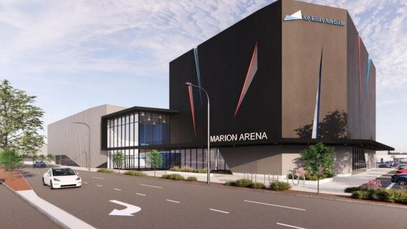 Private developers have put forward a proposal to build a $20m ice arena and rock climbing facility on City of Marion land at Marion. Picture: City of Marion