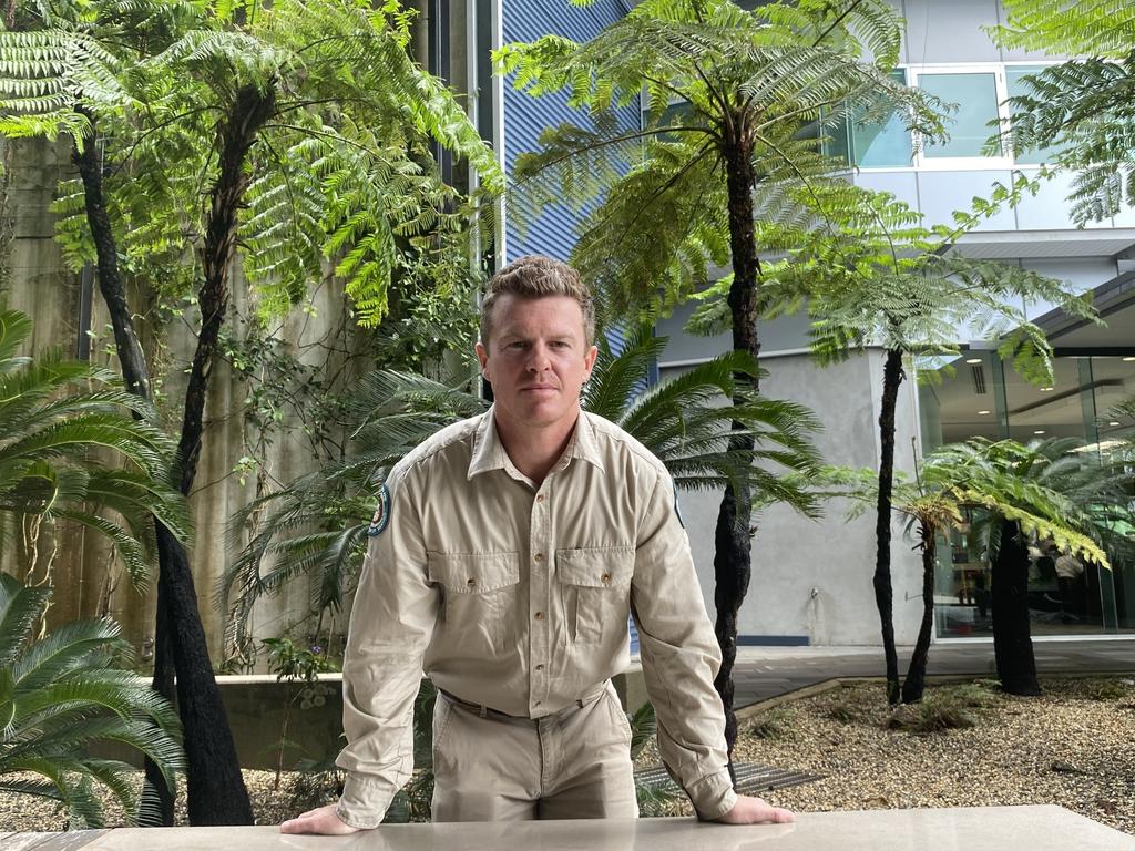 Dr Matthew Brien, program co-ordinator for northern wildlife operations with the Department of Environment and Science, said there was no doubt a crocodile was responsible for the attack on a 44-year-old man at Lake Placid. Picture: Bronwyn Farr.