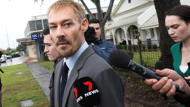 Johns outside Raymond Terrace Court after his sentencing in July. Picture: Peter Lorimer