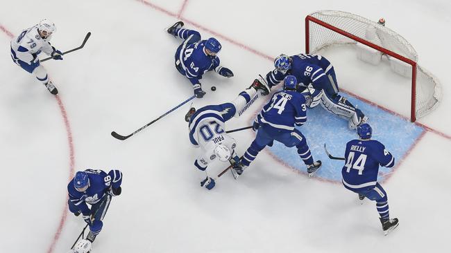 George remains a fan of the Canadian ice hokey team the Toronto Maple Leafs. Picture: Getty Images