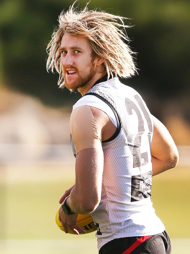 Essendon captain Dyson Heppell was one of the first players picked in David’s team. Picture: Michael Dodge/Getty Images. 