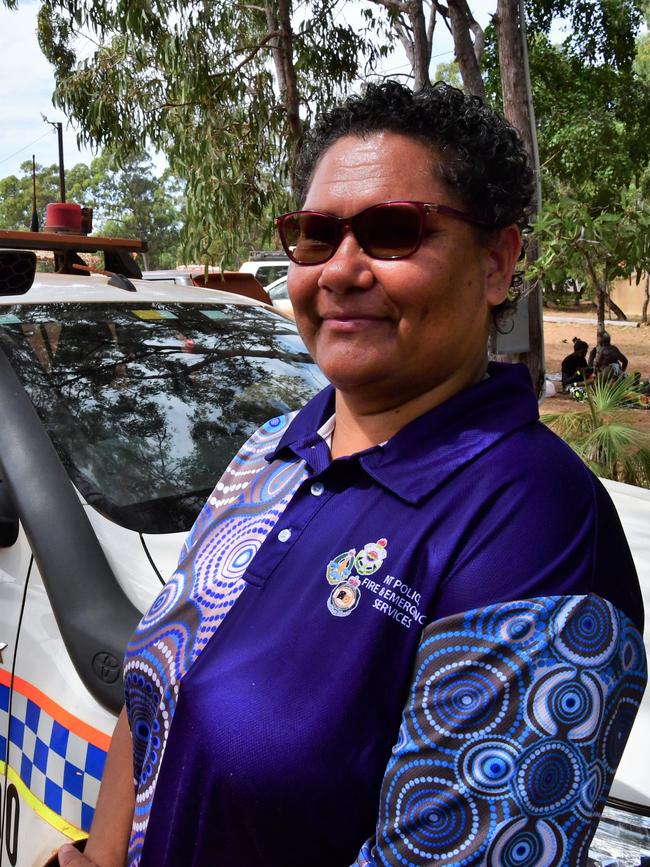 Yolngu woman and NT Aboriginal Community Police Officer Bettina Danganbarr.