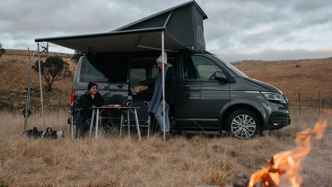 Volkswagen’s California Beach sleeps four.