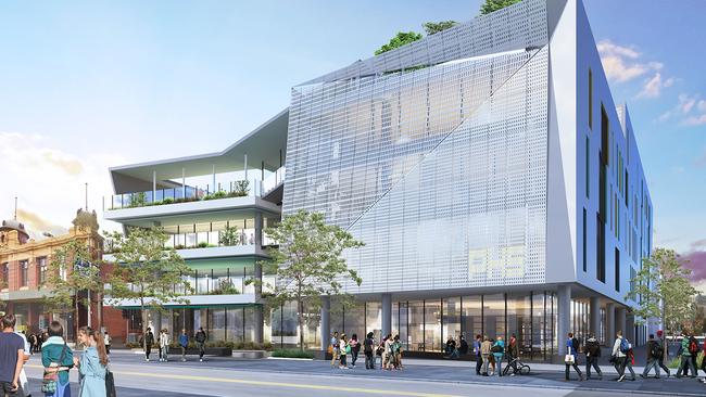 Plans for the Prahran High School, whih opened this month.