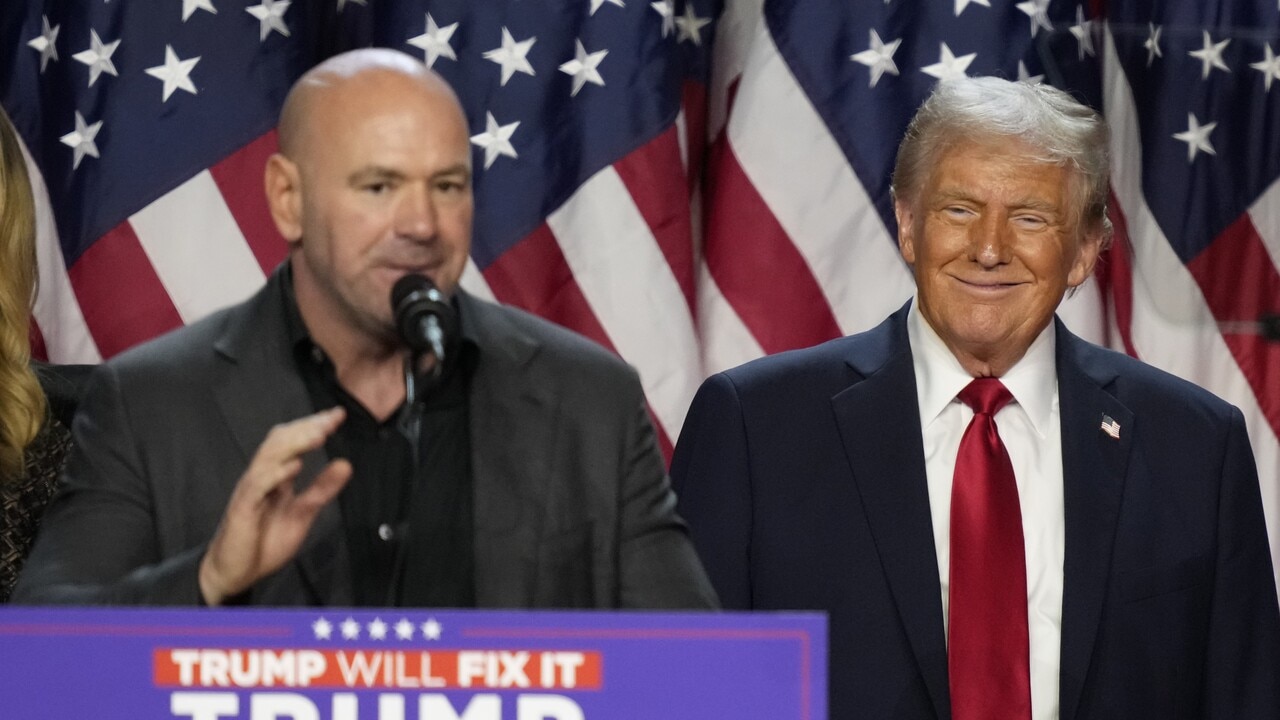 ‘Nobody deserves this more than him’: Dana White hails Donald Trump