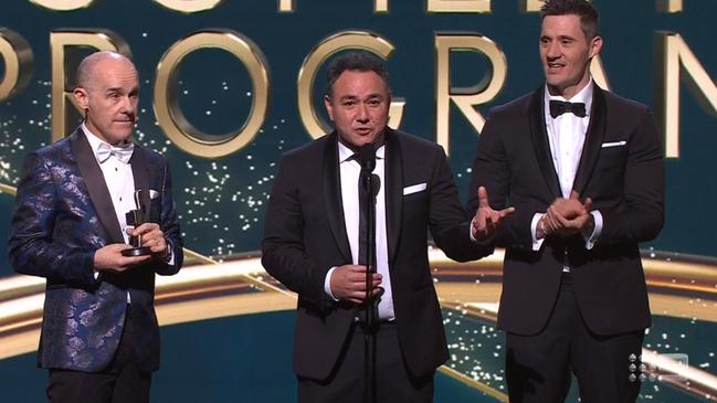 Have You Been Paying Attention took out the prize for Most Popular Comedy Program at this year's Logie Awards. Picture: Channel 9