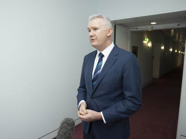 CANBERRA, AUSTRALIA - NewsWire Photos NOVEMBER 28, 2022: Tony Burke spoke to the media at a morning press conference in Parliament House, Canberra. Picture: NCA NewsWire / Gary Ramage