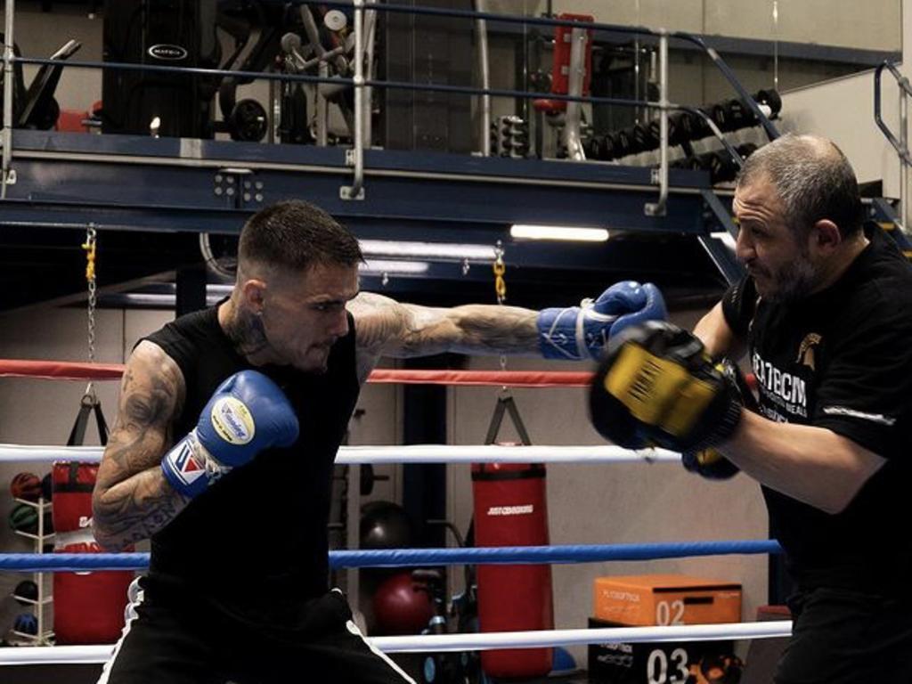 George Kambosos Jr and his trainer Michael Akkawy worked tirelessly on a specific game plan to dethrone lightweight champion Teofimo Lopez.