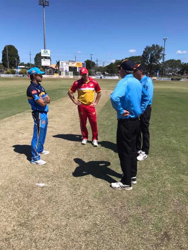 The Thunder won the toss against North Queensland and opted to bat. Pic: Supplied.