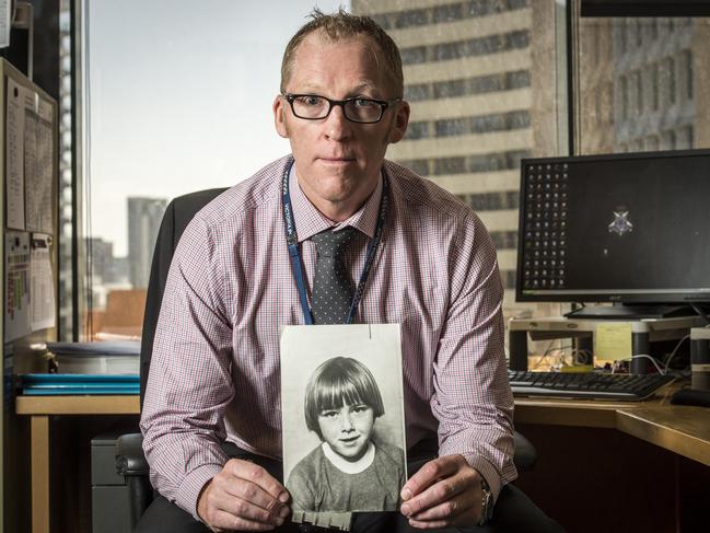 Det-Sen-Sgt Boris Buick is the former head of the homicide cold case squad. He reinvestigated the then unsolved and decades old rape and murder of K schoolgirl Kylie Maybury. Picture: Jason Edwards.