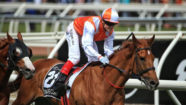 Question 7: Who rode Vow and Declare to victory in last year’s Melbourne Cup? Picture: Mark Stewart