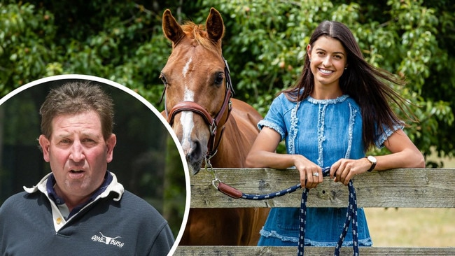 A top equestrian wants a coach financially punished over social media posts he made about a sexual harassment claim against him.