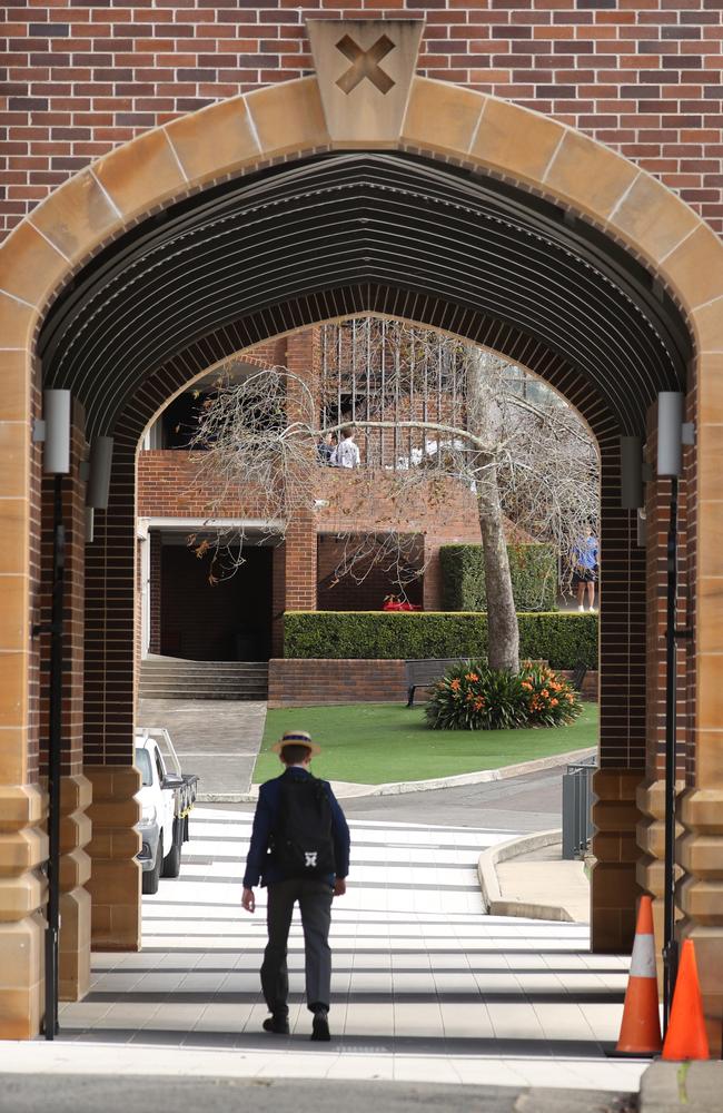 The Telegraph has confirmed Knox Grammar School, at Wahroonga, knew about the Gang Gang chat weeks before letting the school community know.